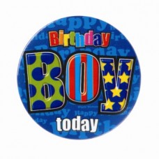 Happy Birthday Birthday Badge Boy 5cm