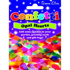 Confetti Sparkling Hearts Pearlised