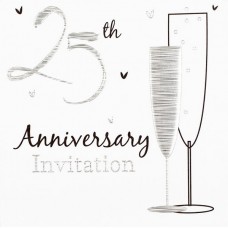 Invitation Wedding Anniversary 25th
