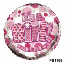 Balloon Foil -  Baby It's a Girl