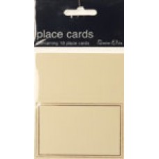 Place Cards Foil Open 10 Pk
