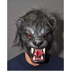 Young Snarling Black Panther Full Mask